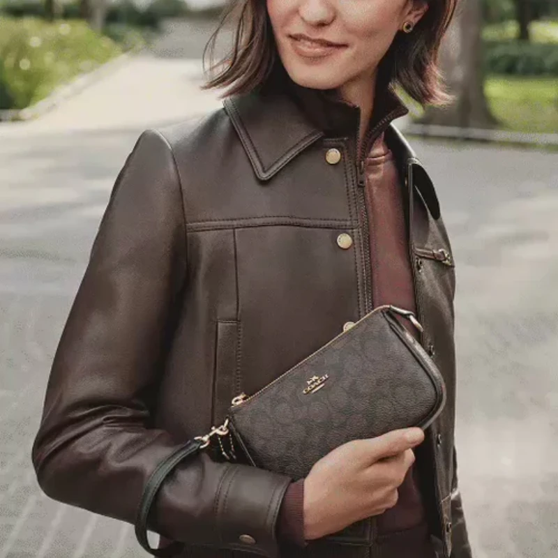 CARTERA COACH - NOLITA 19 CAFE MONOGRAMA