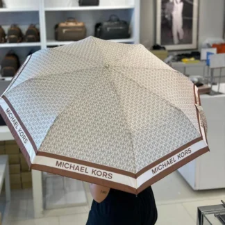 PARAGUAS MICHAEL KORS - LOGO VAINILLA CAFE