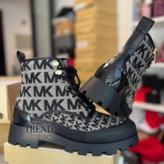 BOTINES MICHAEL KORS - MODELO PAYTON - NATURAL BLACK