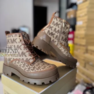 BOTINES MICHAEL KORS - MODELO PAYTON - BEIGE EBONY