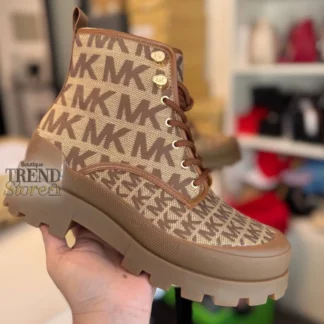BOTINES MICHAEL KORS - MODELO PAYTON - BEIGE EBONY