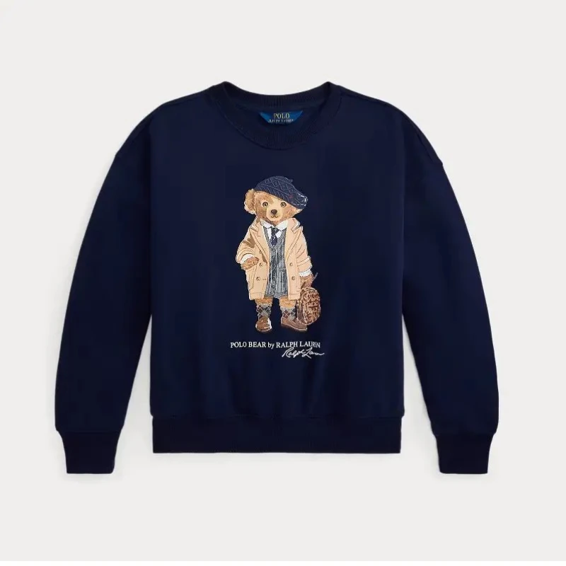 POLERON MUJER POLO RALPH LAUREN - POLO BEAR AZUL OSITA