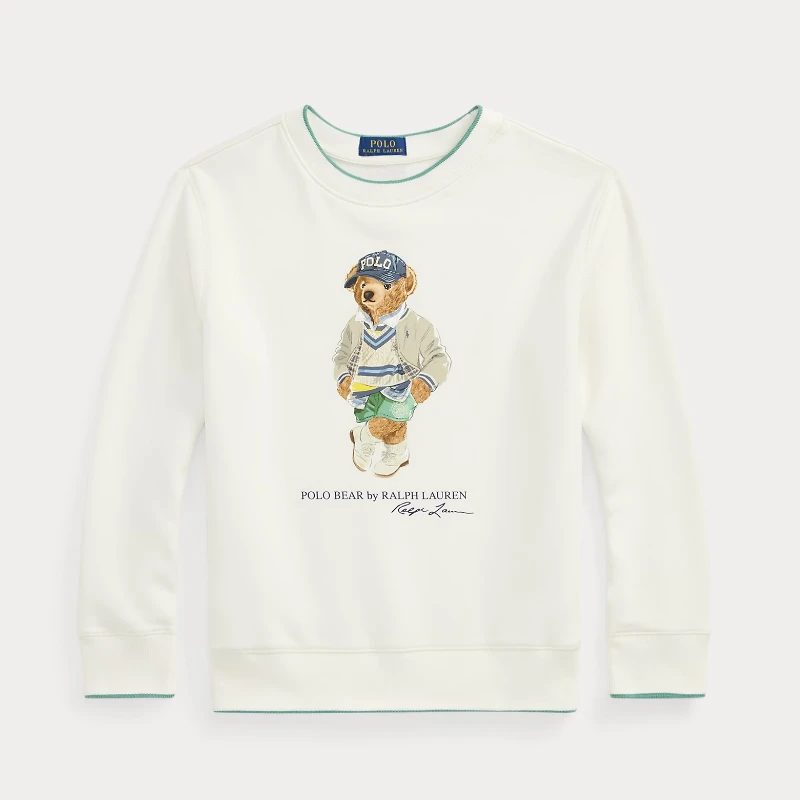 POLERON MUJER POLO RALPH LAUREN - POLO BEAR BLANCO