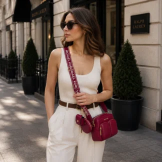 La messenger bag de cuero de Michael Kors es una pieza refinada y funcional, ideal para quienes buscan un bolso compacto con diseño elegante y acabados premium. Disponible en Trendstore Chile, este modelo destaca por su versatilidad y estética contemporánea. Confeccionada en 100% cuero, ofrece una textura suave, resistente y de alta calidad. Además, el cuero utilizado proviene de curtidurías certificadas por Leather Working Group Gold o Silver, garantizando altos estándares de sostenibilidad ambiental. Su diseño incluye herrajes en tono dorado que aportan un toque sofisticado, mientras que sus múltiples compartimentos permiten organizar cómodamente tus esenciales diarios. En el exterior cuenta con bolsillo trasero abierto y dos bolsillos frontales con cierre, ideales para acceso rápido, mientras que el interior incorpora un bolsillo adicional para mayor organización. Su formato compacto la convierte en una opción perfecta para uso diario, salidas casuales o viajes, manteniendo siempre un look elegante y funcional. Detalles del producto: Tipo: messenger bag mujer Material exterior: 100% cuero Ribetes: 60% poliuretano, 20% algodón, 20% poliéster Forro: 100% poliéster Medidas: 20,3 cm (ancho) x 12,7 cm (alto) x 7 cm (profundidad) Herrajes en tono dorado Cierre superior con cremallera Exterior: bolsillo trasero abierto + 2 bolsillos frontales con cierre Interior: bolsillo trasero abierto No incluye dust bag Código de producto: 35S5GTTC2L En Trendstore Chile ofrecemos productos 100% originales, con compra segura y envíos a todo Chile.