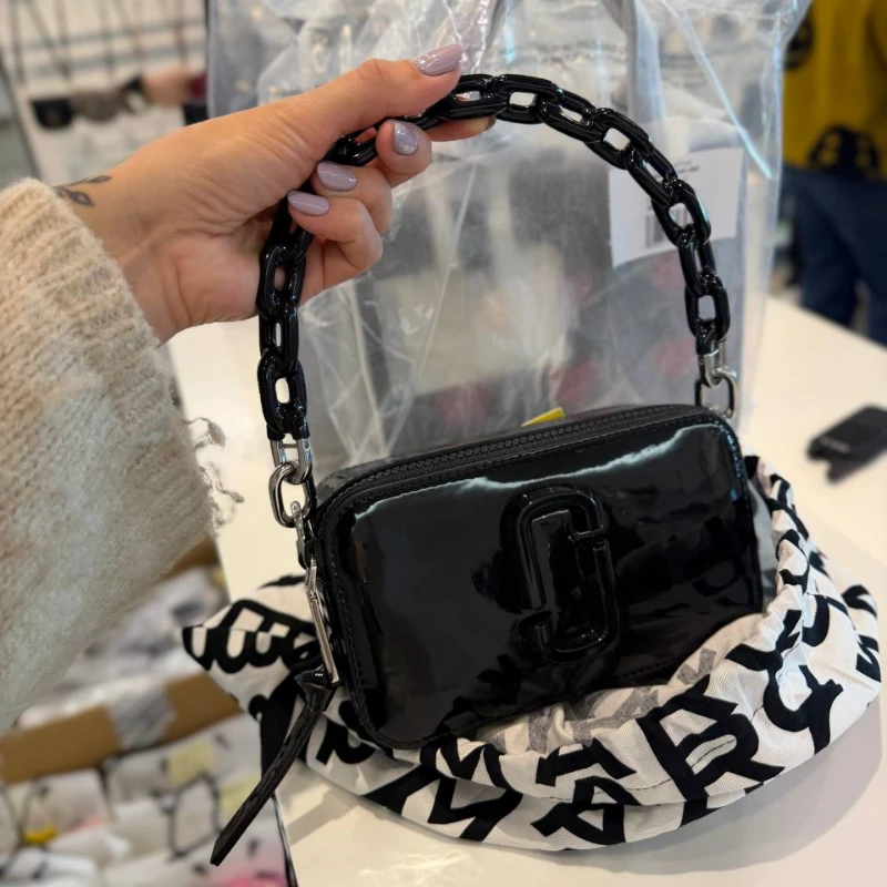 CROSSBODY SNAPSHOT MARC JACOBS - NEGRO DOBLE COMPARTIMIENTO
