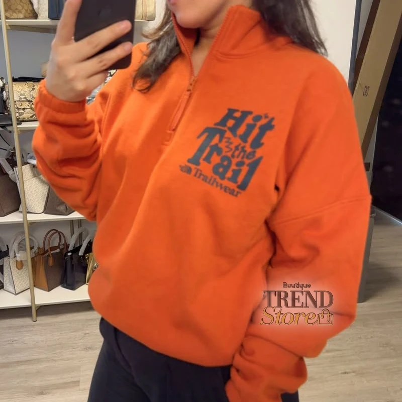 POLERON MUJER THE NORTH FACE  1/4 CIERRE