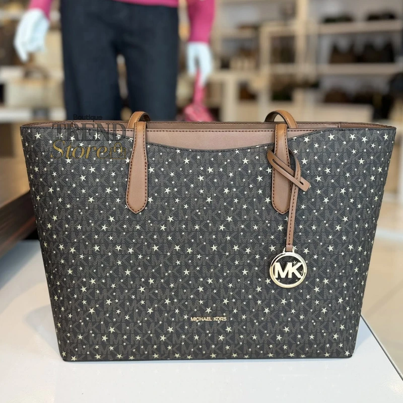 CARTERA MICHAEL KORS - TOTE ARDEN CAFE CON ESTRELLAS