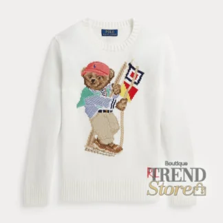 sweater polo ralph lauren polo bear náutico mujer trendstore chile original • sweater polo bear ralph lauren diseño navegación vista frontal compra segura chile • detalle intarsia polo bear náutico algodón mujer exclusivo chile • sweater ralph lauren mujer cuello redondo vista lateral envío chile • textura algodón sweater polo ralph lauren premium trendstore chile • sweater mujer look casual elegante estilo náutico chile exclusivo • sweater polo ralph lauren mujer outfit moderno diseño icónico chile compra online • sweater polo ralph lauren original mujer envío a todo chile trendstore