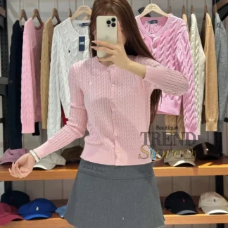 CARDIGAN POLO RALPH LAUREN - MUJER ROSA