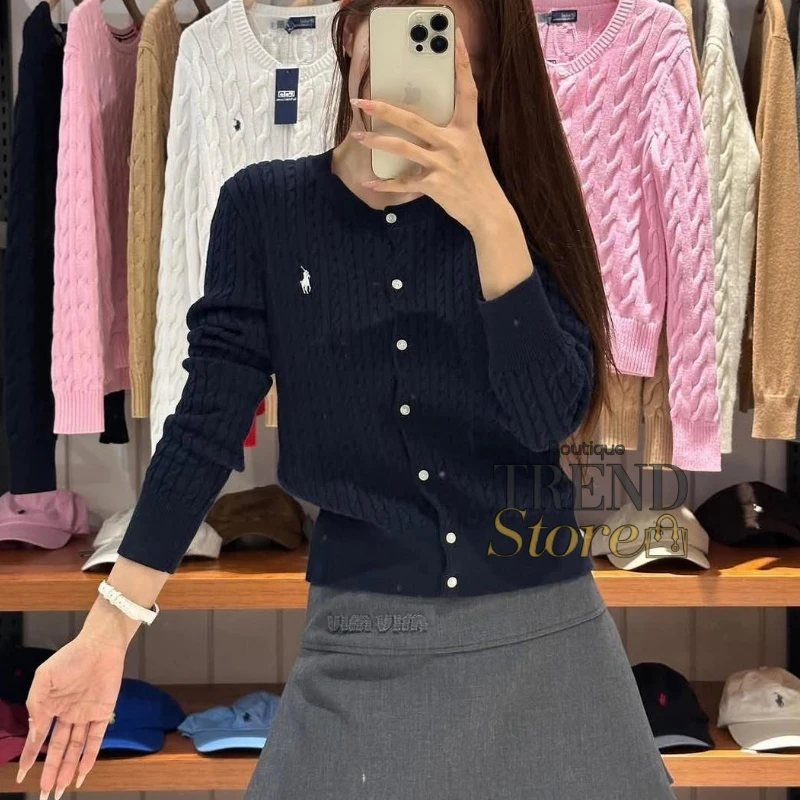 CARDIGAN POLO RALPH LAUREN - MUJER AZUL