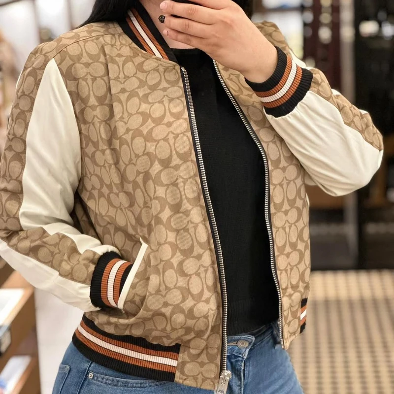 CHAQUETA COACH - CAFE MONOGRAMA
