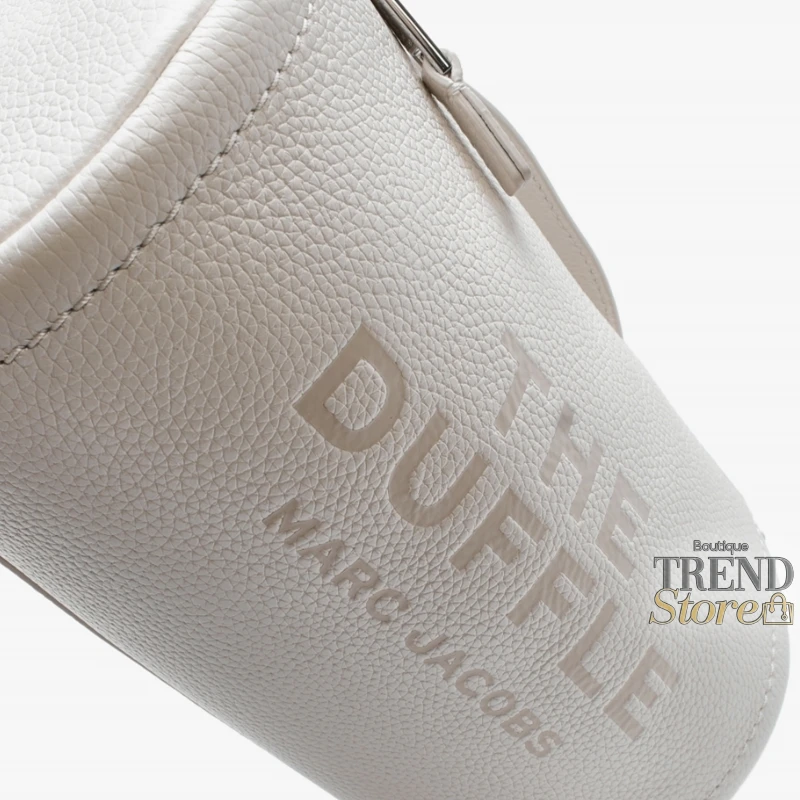 CARTERA MARC JACOBS DUFFLE BAG CUERO BLANCO CON CORREA AJUSTABLE