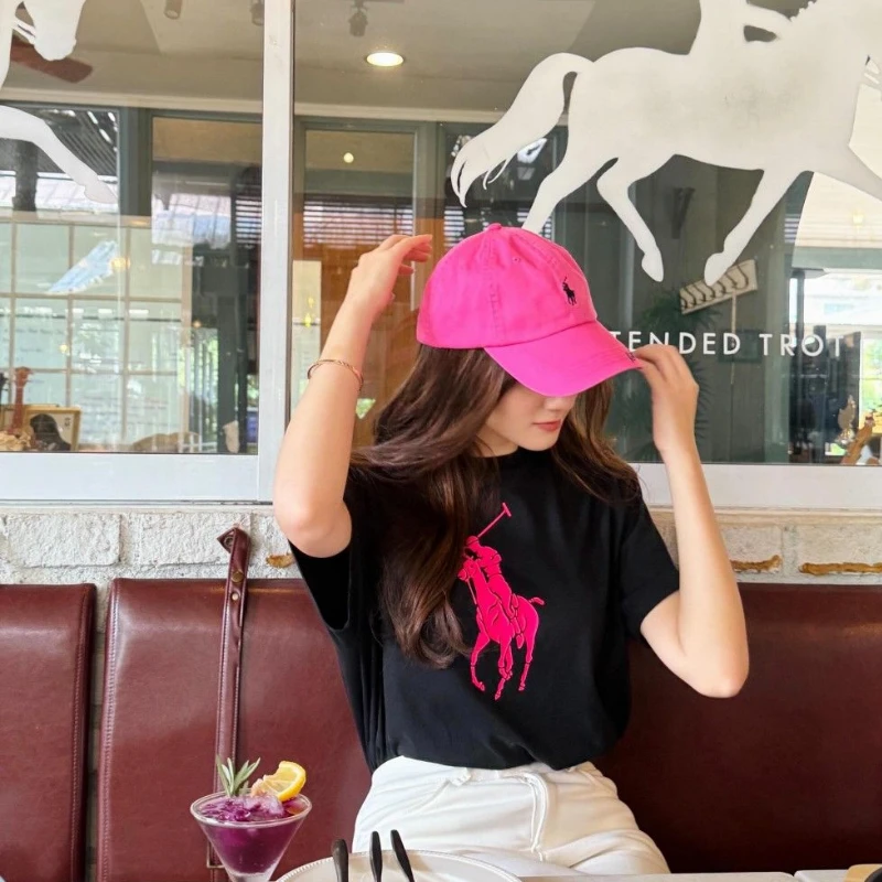 GORRO / SOMBRERO POLO RALPH LAUREN LINEA PINK PONY UNISEX ROSA - EXCLUSIVO