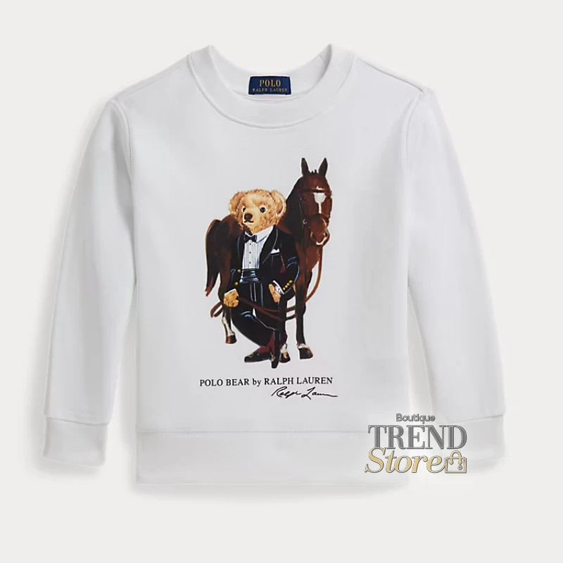 POLERÓN POLO RALPH LAUREN POLO BEAR LUNAR NEW YEAR BLANCO