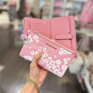 BILLETERA MICHAEL KORS - DOBLE CIERRE EDICION ESPECIAL ROSA