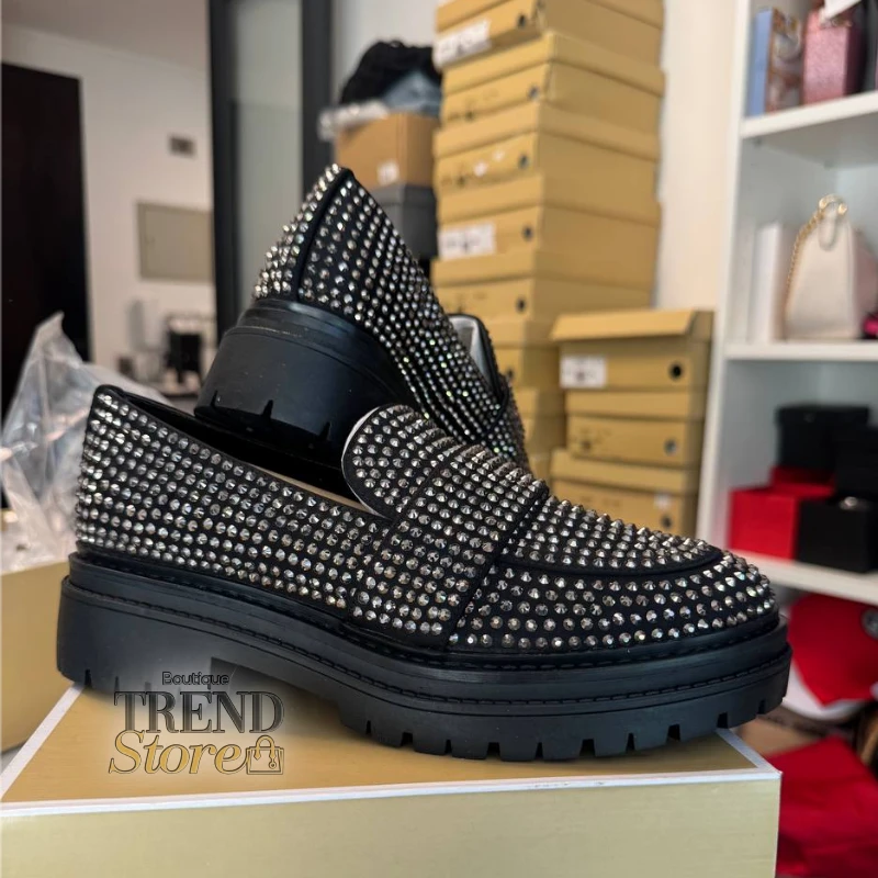 ZAPATOS MICHAEL KORS - MOCASINES  PARKER METÁLICO EMPIRE