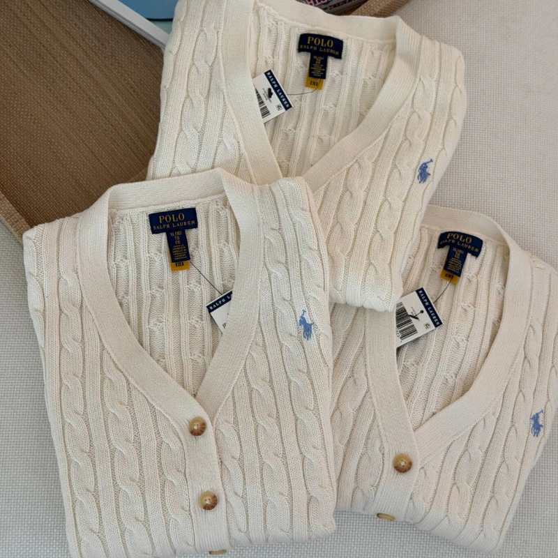 CHALECO POLO RALPH LAUREN CABLE-KNIT COTTON VEST NEVIS / HARBOR ISLAND BLUE