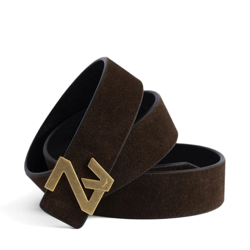 CINTURON ZADIG & VOLTAIRE ZV INITIALE CAFE