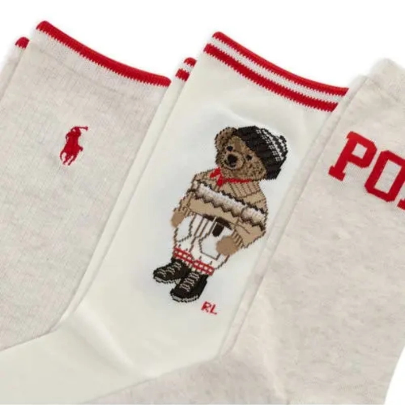 CALCETINES POLO RALPH LAUREN POLO BEAR OSITA INVERNAL PACK 3