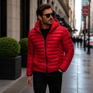 CHAQUETA HOMBRE MICHAEL KORS RIALTO ROJO