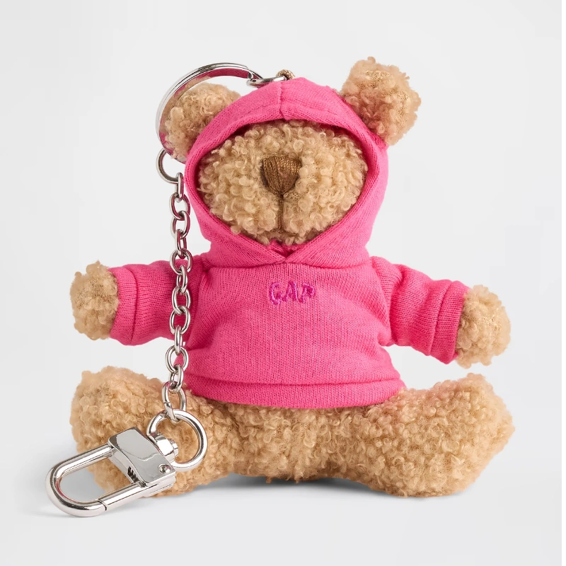 CHARM TEDDY BEAR GAP - Brannan Bear Hoodie Keychain Charm