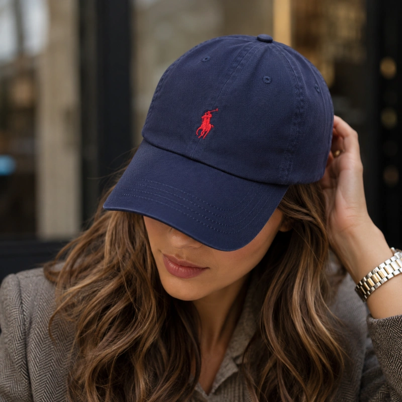 GORRA POLO RALPH LAUREN - AZUL PONY ROJO