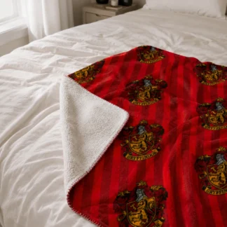 MANTA - CUBRECAMA GRYFFINDOR - HARRYPOTER SHERPA 160cm x 220cm