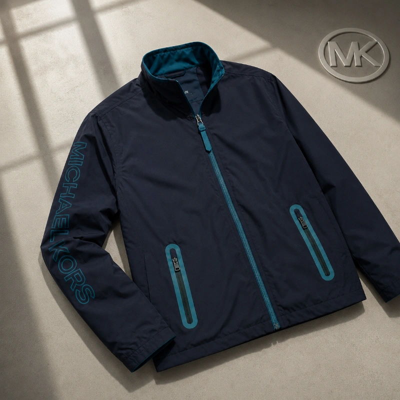 CHAQUETA CORTAVIENTO MICHAEL KORS HOMBRE AZUL