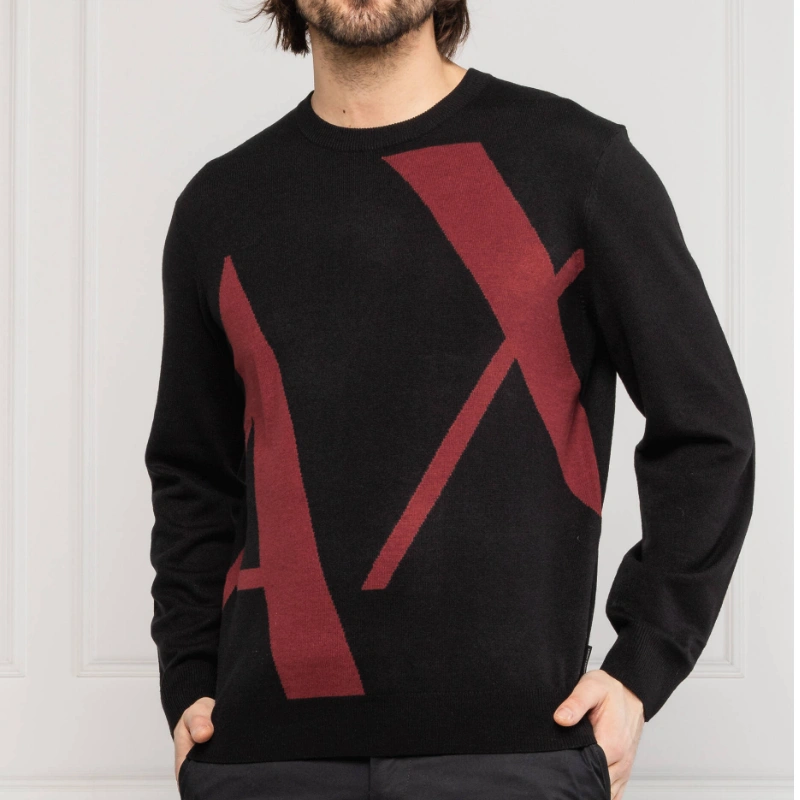 SWEATER ARMANI EXCHANGE REGULAR FIT NEGRO HOMBRE