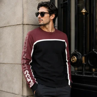 SWEATER HOMBRE GUESS NEGRO BURDEO