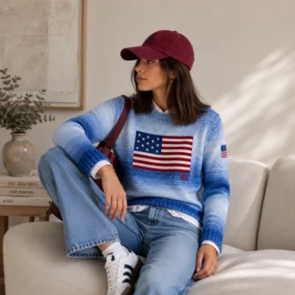 La bandera tejida en este sweater está inspirada en las primeras banderas estadounidenses y forma parte de las piezas más icónicas creadas por Ralph Lauren. Su diseño representa la tradición, el estilo universitario americano y la herencia cultural que ha definido a la marca durante décadas. Disponible en Trendstore Chile, este sweater original de Polo Ralph Lauren es ideal para quienes buscan una prenda exclusiva, elegante y llena de historia, con compra segura y envíos a todo Chile. SEO PARA IMÁGENES: • sweater polo ralph lauren bandera azul chile • polo ralph lauren flag sweater original chile • sweater bandera americana ralph lauren chile • polo ralph lauren flag motif cotton chile • sweater tejido ralph lauren azul chile • sweater polo ralph lauren unisex chile • ropa polo ralph lauren premium chile • polo ralph lauren envío seguro a todo chile