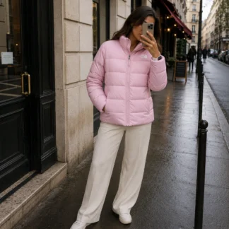 CHAQUETA THE NORTH FACE MINOQUA DOWN JACKET 550 FILL PLUMA MUJER ROSA