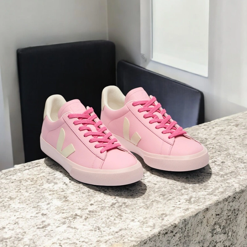 ZAPATILLAS VEJA - CAMPO LEATHER GUIMAUVE PIERRE PETALE
