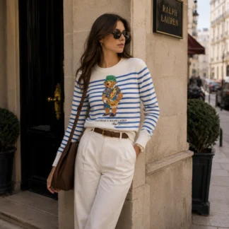 POLERON POLO RALPH LAUREN - POLO BEAR MARINERO LINEAS