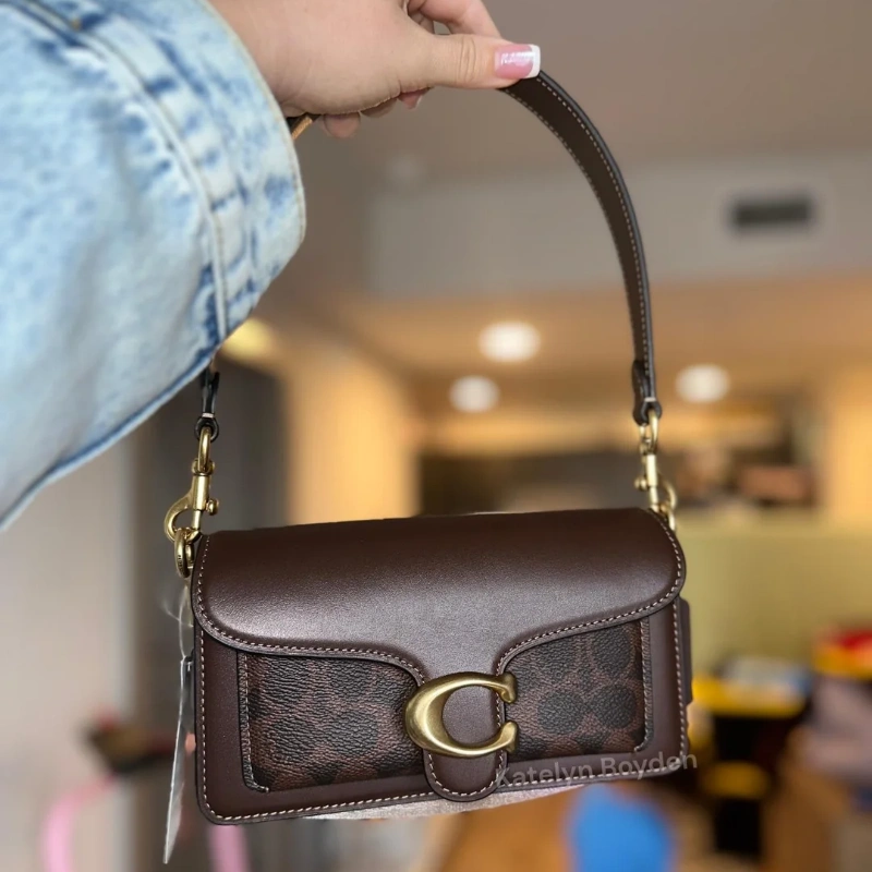 CARTERA COACH TABBY 20 CAFE MUJER