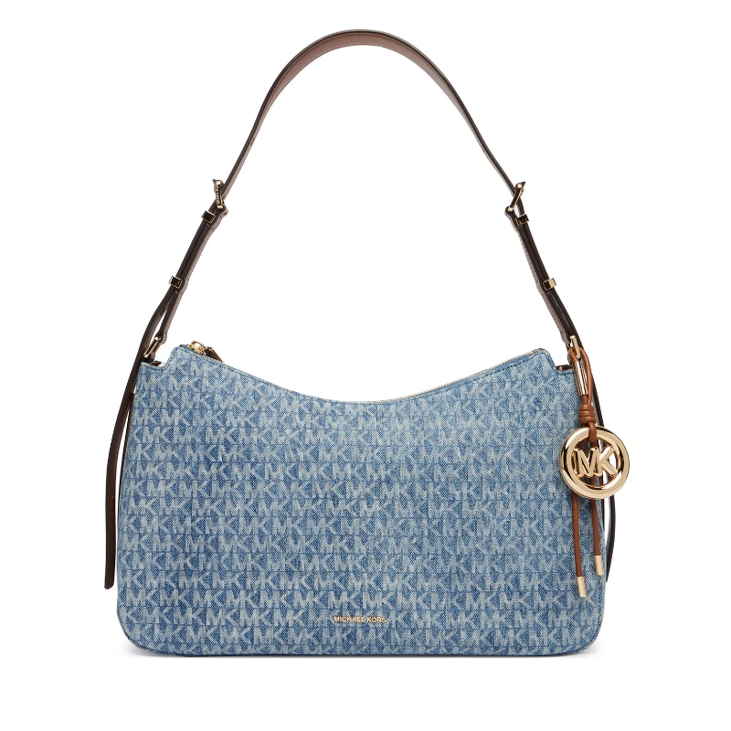CARTERA DE HOMBRO MICHAEL KORS NOLITA MEDIANA CONVERTIBLE DE DENIM CON LOGOTIPO