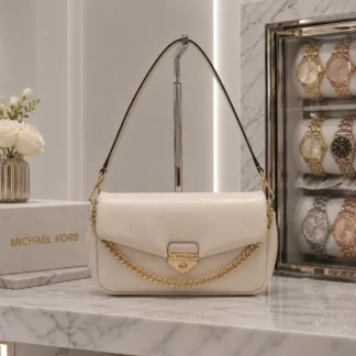 CARTERA MICHAEL KORS SOHO SMALL CONVERTIBLE SHOULDER BAG CREMA