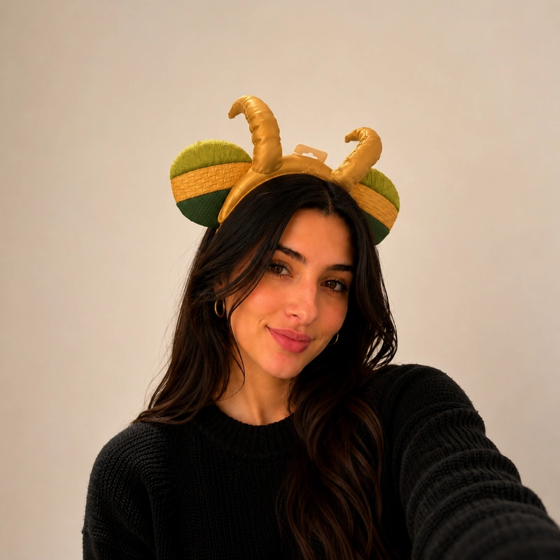 DIADEMA OREJITAS DISNEY PARKS -  LOKI -MARVEL - MICKEY MOUSE