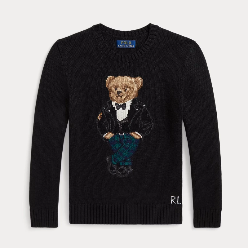 SWEATER POLO RALPH LAUREN POLO BEAR - NEGRO