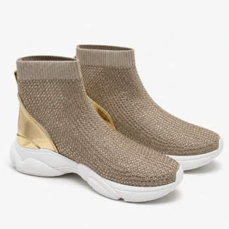 ZAPATILLAS MICHAEL KORS - KATRINA BOOT GOLD CON CRISTALES