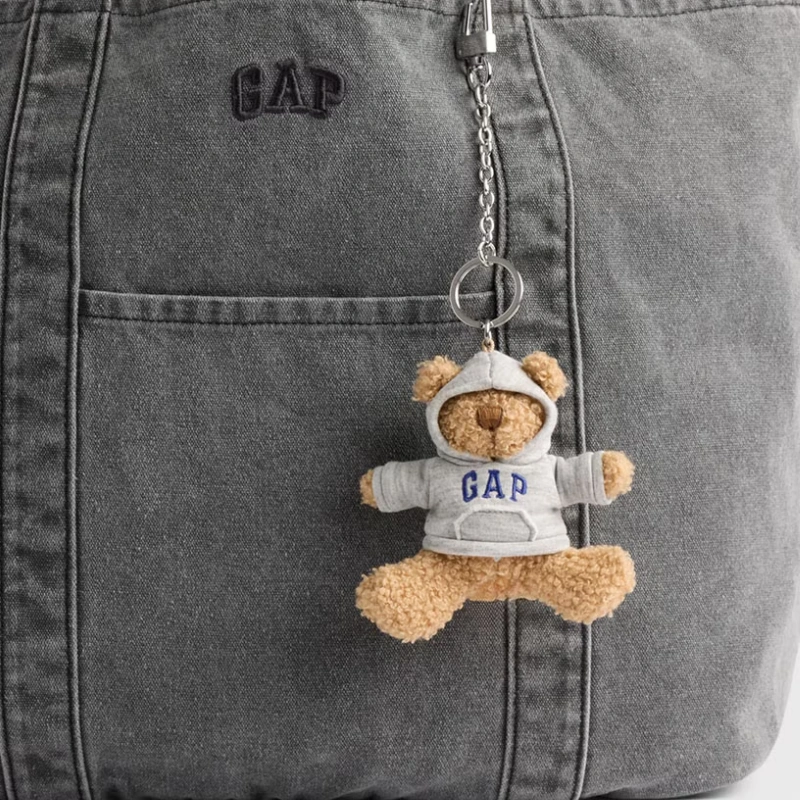 CHARM TEDDY BEAR GAP - Brannan Bear Hoodie Keychain CharM