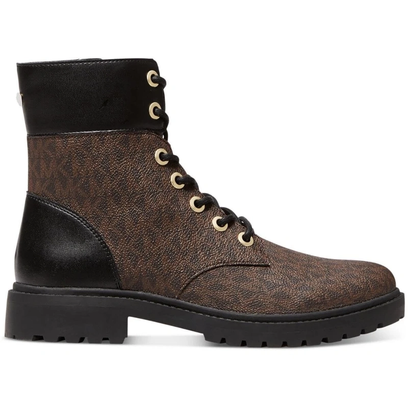 BOTINES MICHAEL KORS - MODELO ALISTAIR CAFE MONOGRAMA
