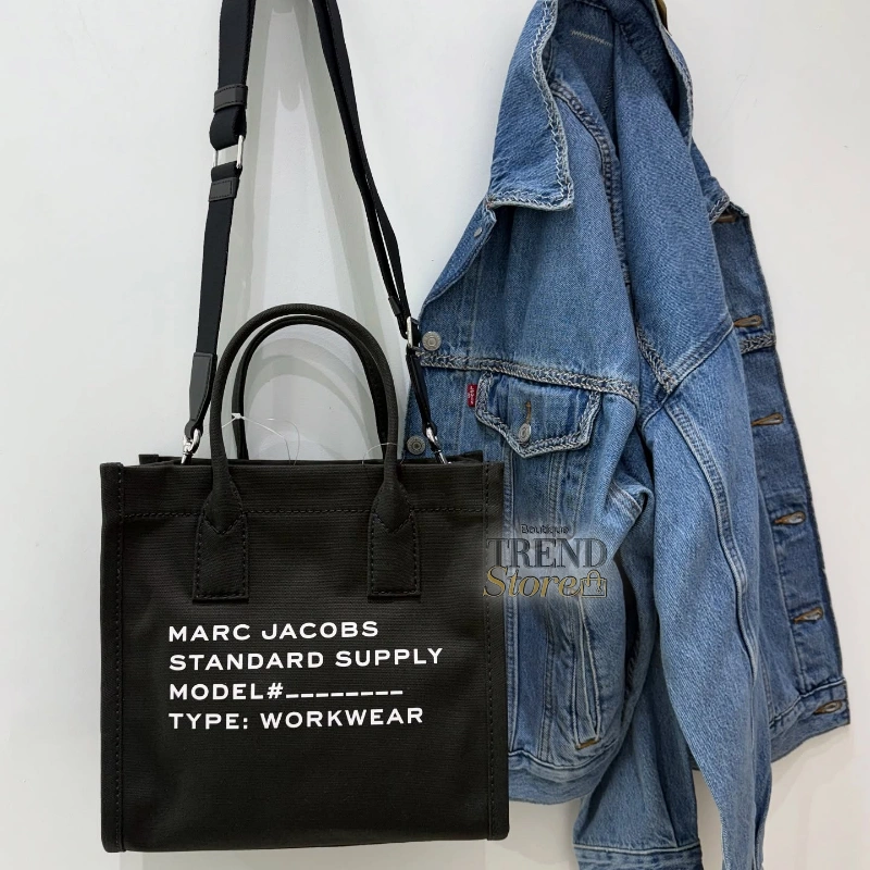 CARTERA TOTE MARC JACOBS MEDIUM STANDARD SUPPLY DE CANVAS NEGRO