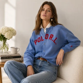 Bomber Polo Ralph Lauren de algodón con logotipo para mujer. Bomber Polo Ralph Lauren original disponible en Trendstore Chile. Polo Ralph Lauren bomber de algodón con botones a presión. Bomber Ralph Lauren con logo Polo R.L. estampado en el frente. Detalle caballo bordado Polo Ralph Lauren en puño. Bomber Polo Ralph Lauren estilo universitario para mujer. Chaqueta bomber Polo Ralph Lauren de algodón original. Bomber Polo Ralph Lauren mujer con estilo preppy. Polo Ralph Lauren bomber de algodón original con envío a todo Chile. Chaqueta Polo Ralph Lauren original disponible en Trendstore Chile. Palabras clave SEO Polo Ralph Lauren mujer, bomber Polo Ralph Lauren, chaqueta Polo Ralph Lauren, bomber de algodón mujer, Polo Ralph Lauren original, chaqueta Ralph Lauren mujer, bomber preppy mujer, chaqueta universitaria Ralph Lauren, Polo R.L., ropa Polo Ralph Lauren mujer, Trendstore Chile. Meta description Bomber Polo Ralph Lauren de algodón para mujer con logo Polo R.L. y caballo bordado. Diseño preppy, cómodo y versátil. Producto original disponible en Trendstore Chile.