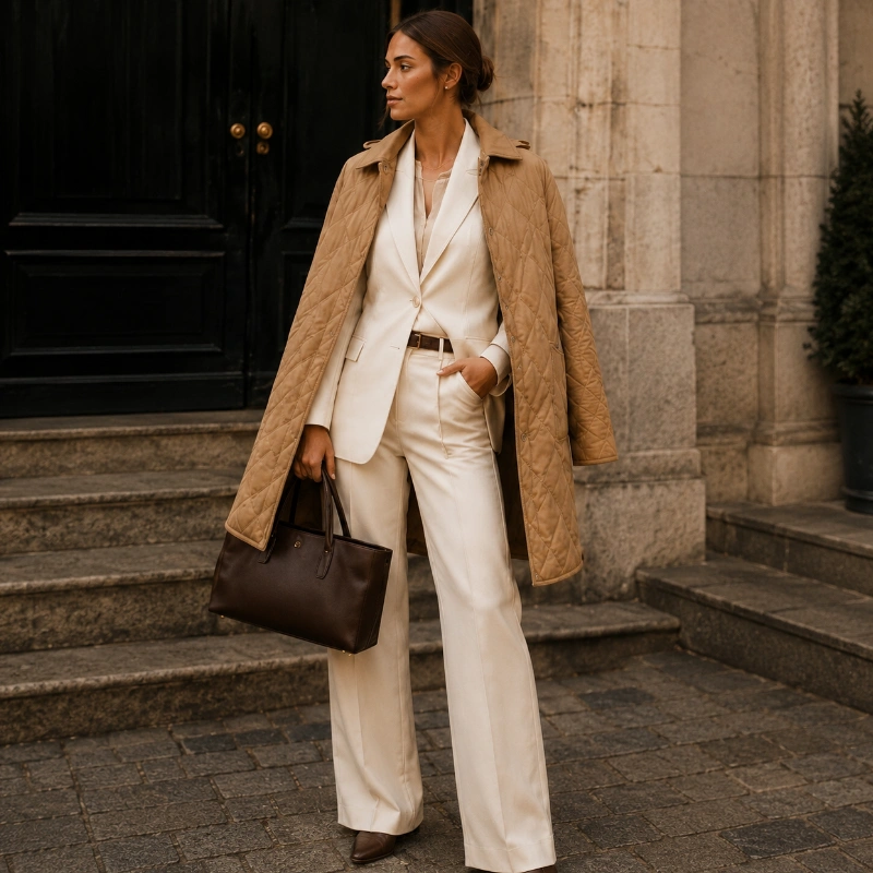 ABRIGO LAUREN RALPH LAUREN CON GORRO DESMONTABLE