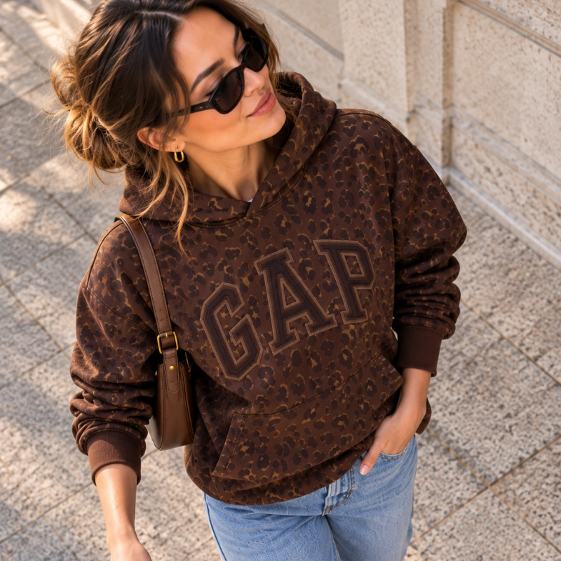 POLERÓN GAP MUJER ANIMAL PRINT