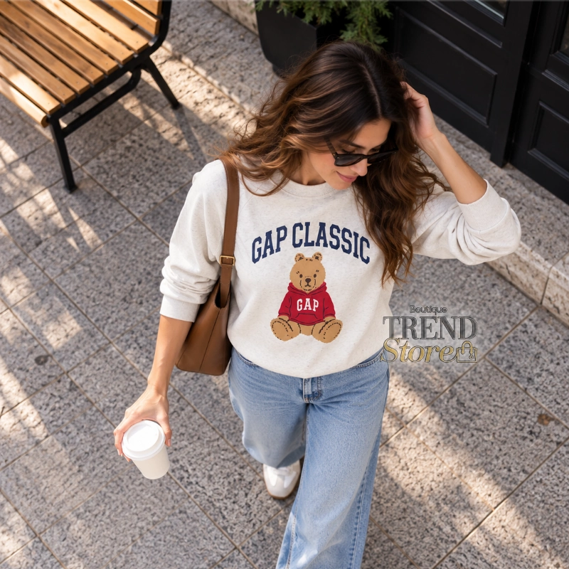 POLERÓN GAP MUJER CLASSIC BRANNAN BEAR