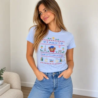 POLERA POLO RALPH LAUREN MUJER- POLO BEAR BORDADO XX