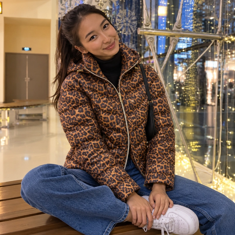 CHAQUETA MICHAEL KORS ACOLCHADA CON CAPUCHA DESMONTABLE