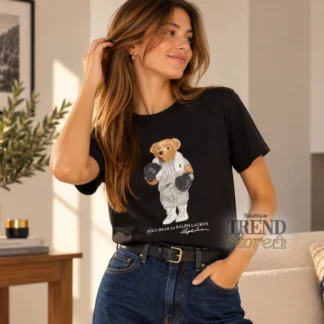POLERA MUJER RALPH LAUREN - POLO BEAR ICONICO OSITO BOXEADOR